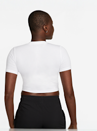 Nike, Sportswear Essential Slim Crop Tee, wit, Afbeelding 2 van 4