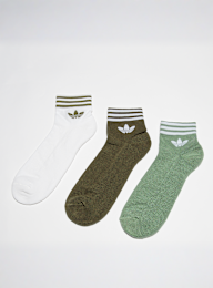 adidas Originals, 3 PACK - adicolor Trefoil Ankle Socks, multi-colour, Image 1 of 2