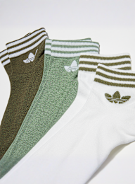 adidas Originals, 3 PACK - adicolor Trefoil Ankle Socks, multi-colour, Image 2 of 2