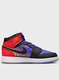 Jordan, Air Jordan 1 Mid (GS), czarny, Obraz 2 z 9