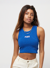 PEQUS, Logo Crop Top, blue, Image 1 of 4
