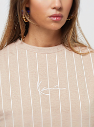 Karl Kani, Small Signature Essential Pinstripe OS Tee, light pink, Image 3 of 5