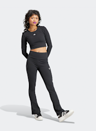 adidas Originals, Essentials Rib Flared Leggings, zwart, Afbeelding 5 van 5