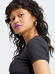 adidas Originals, Essentials Rib T-Shirt, black, Image 4 of 5