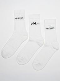 adidas Originals, 3 PACK - Cushion Linear Crew Socks, white, Image 1 of 2