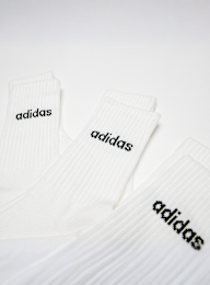 adidas Originals, 3 PACK - Cushion Linear Crew Socks, white, Image 2 of 2
