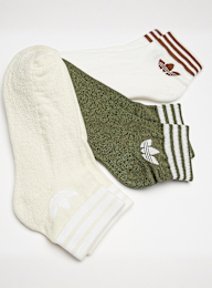 adidas Originals, adicolor Trefoil Ankle Socks (3 Pack), multi-colour, Image 2 of 2