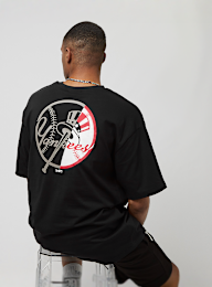 New Era, MLB Team Graphic Backprint Oversize Tee New York Yankees NVYWHI, black, Image 1 of 5