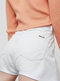 Sixth June, Color Denim Short, wit, Afbeelding 4 van 5