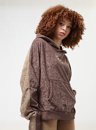 Karl Kani, Small Signature Block OS Toweling Hoodie, bruin, Afbeelding 1 van 5