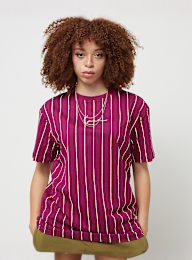 Karl Kani, Small Signature Pinstripe Os Tee, red, Image 1 of 4