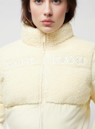 Karl Kani, Retro Teddy Puffer Jacket, beige, Image 3 of 4
