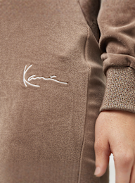 Karl Kani, Small Signature Flared Velvet Pants, bruin, Afbeelding 3 van 5