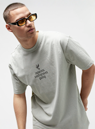 Upscale by Mister Tee, Justice Oversize Tee, szary, Obraz 1 z 5