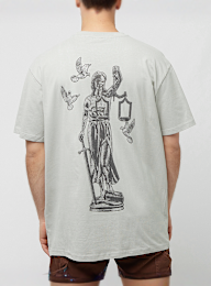 Upscale by Mister Tee, Justice Oversize Tee, szary, Obraz 2 z 5