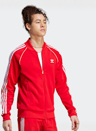adidas Originals, Adicolor Superstar Track Jacket, red, Image 3 of 5