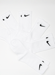 Nike, 6 PACK - Basic Pack Crew Socks, white, Image 2 of 2