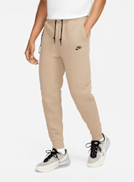 Nike, Tech Fleece Slim Fit Jogger Sweatpants, beige, Afbeelding 1 van 9