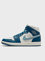 Jordan, WMNS Air Jordan 1 Mid, blue, Image 1 of 8