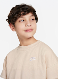 Nike, Club Fleece Oversized Sweatshirt, beige, Image 3 of 4