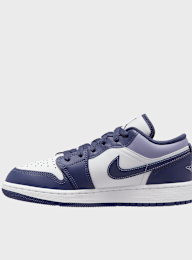 Jordan, Air Jordan 1 Low Big Kids' Shoe (GS), white, Image 1 of 4