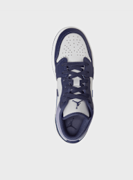 Jordan, Air Jordan 1 Low Big Kids' Shoe (GS), white, Image 4 of 4