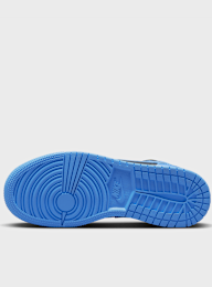 Jordan, Air Jordan 1 Mid Big Kids' Shoes (GS), blue, Image 3 of 8