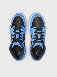 Jordan, Air Jordan 1 Mid Big Kids' Shoes (GS), blue, Image 6 of 8