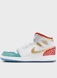 Jordan, Jordan 1 Mid (GS), white, Image 1 of 8