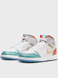 Jordan, Jordan 1 Mid (GS), white, Image 4 of 8