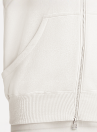 Nike, Sportswear Phoenix Fleece Oversized Full-Zip Hoodie, white, Image 7 of 9
