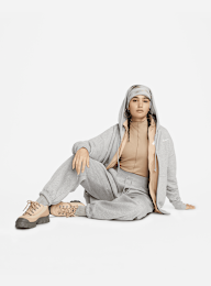 Nike, Sportswear Phoenix Fleece Oversized Full-Zip Hoodie, grey, Image 9 of 9