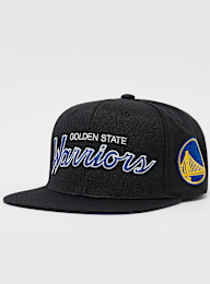 Mitchell & Ness, NBA Team Script 2.0 Snapback Golden State Warriors, zwart, Afbeelding 1 van 5