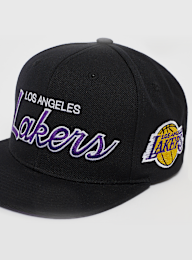 Mitchell & Ness, NBA Team Script 2.0 Snapback Los Angeles Lakers, zwart, Afbeelding 4 van 4