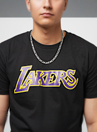 Mitchell & Ness, NBA Team Logo Tee Los Angeles Lakers, black, Image 3 of 5