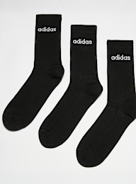 adidas Sportswear, Cushion Linear Crew Chausettes (3 Pack), black, Image 1 of 2