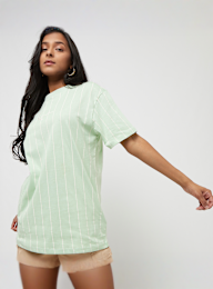 Karl Kani, Small Signature Pinstripe Oversized Tee, groen, Afbeelding 1 van 4