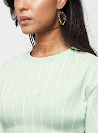 Karl Kani, Small Signature Pinstripe Oversized Tee, green, Image 3 of 4