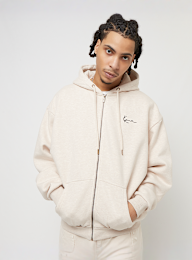 Karl Kani, Chest Signature Os Full Zip Diner Hoodie, beż, Obraz 2 z 5
