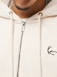 Karl Kani, Chest Signature Os Full Zip Diner Hoodie, beż, Obraz 3 z 5