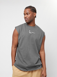 Karl Kani, Small Signature Essential Sleeveless Tee, grey, Image 1 of 4