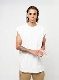 Karl Kani, Small Signature Essential Sleeveless Tee, white, Image 1 of 4