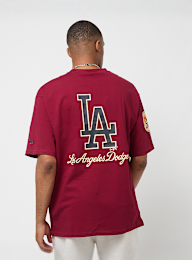 New Era, MLB Large Logo Oversize Tee Los Angeles Dodgers, czerwony, Obraz 3 z 8