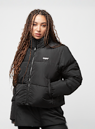 SNIPES, Small Logo Short Puffer Jacket, black, Image 1 of 5