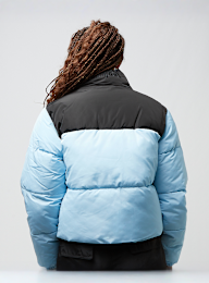 SNIPES, Small Logo Short Puffer Jacket, blue, Image 2 of 5
