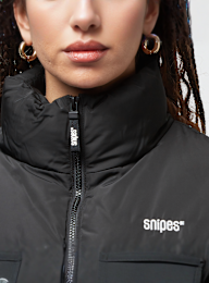 SNIPES, Small Logo Short Puffer Jacket, blue, Image 3 of 5