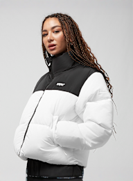 SNIPES, Small Logo Short Puffer Jacket, white, Image 1 of 5