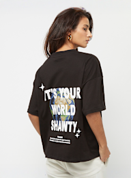 Pegador, Sommen Heavy Oversized Tee, zwart, Afbeelding 1 van 5