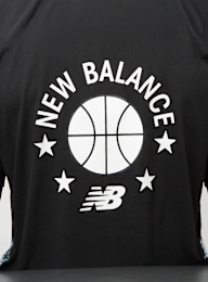 New Balance, Hoops Graphic T-Shirt, zwart, Afbeelding 4 van 5