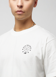 New Balance, Hoops Essentials T-Shirt, wit, Afbeelding 3 van 5